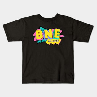 Retro 90s Brisbane BNE / Rad Memphis Style / 90s Vibes Kids T-Shirt